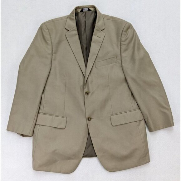 Angelo Rossi Men's Blazer Size 42R Beige Sport Coat Jacket - Picture 1 of 16